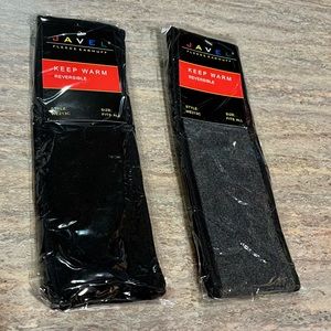 NWT 2-Javel fleece reversible earmuffs. Unisex